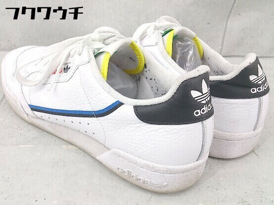 ◇ adidas アディダス FY2365 コンチネンタル80 スニーカー シューズ 27.5cm ホワイト ブラック メンズ 【中古】