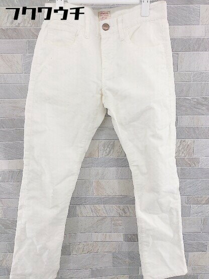 ◇ 23区 ニジュウサンク コーデュロイ スキニーパンツ サイズ32 ホワイト レディース 【中古】