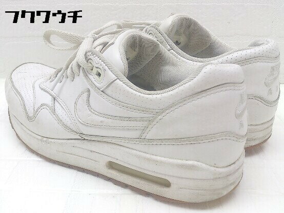 ◇ NIKE ナイキ 705007-111 AIR MAX 1 LEATHER スニーカー シューズ サイズ24.0cm ホワイト系 レディース 【中古】