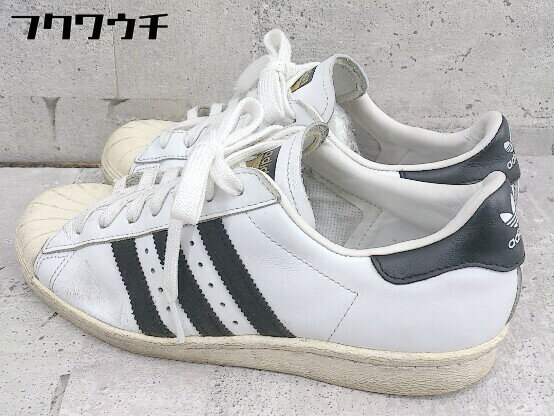 ◇ adidas アディダス Originals G61070 SUPERSTAR 80s スニーカー シューズ サイズ24cm ホワイト ブラック レディース 【中古】