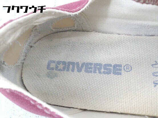 ◇ CONVERSE コンバース CANVAS ALL STAR 1C030 スニーカー シューズ サイズ24cm パープル系 レディース 【中古】