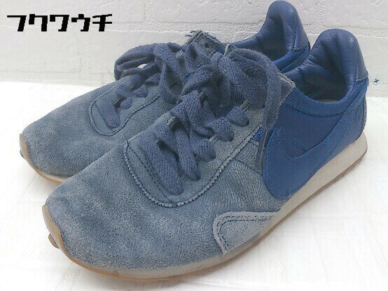 ◇ NIKE ナイキ 828436-401 PRE MONTREAL RACER VNTG プリモントリオール スニーカー サイズ23.5cm ブルー レディース 【中古】