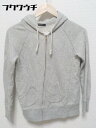◇ Lugnoncure ルノンキュール 長袖 ジップアップ パーカー サイズM グレー レディース 【中古】