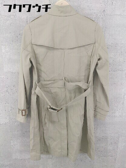 ◇ ◎ SHIPS シップス ベルト付 長袖 トレンチ コート サイズ36 ベージュ レディース 【中古】