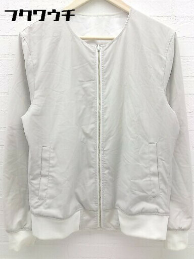 ◇ HARE ハレ リバーシブル 長袖 ジップアップ ジャケット M グレー系 ホワイト # 1002800182626 【中古】 ◇ HARE ハレ リバーシブル 長袖 ジップアップ ジャケット M グレー系 ホワイト # 1002800182626 【中古】