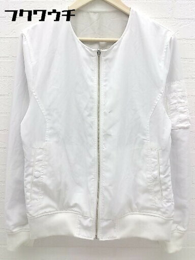 ◇ HARE ハレ リバーシブル 長袖 ジップアップ ジャケット M グレー系 ホワイト # 1002800182626 【中古】