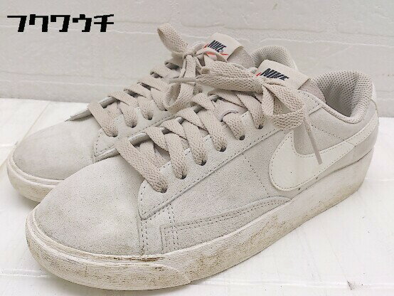 ◇ NIKE ナイキ AV9373-002 BLAZER LOW ブレーザーロー スニーカー シューズ サイズ23.5cm アイボリー レディース 【中古】