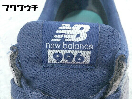 ◇ NEW BALANCE ニューバランス WR996HT スニーカー シューズ 23.5cm グレー ネイビー レディース 【中古】