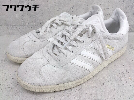 ◇ adidas アディダス CQ2799 GAZELLE ガゼル スニーカー シューズ 25 グレー メンズ 【中古】