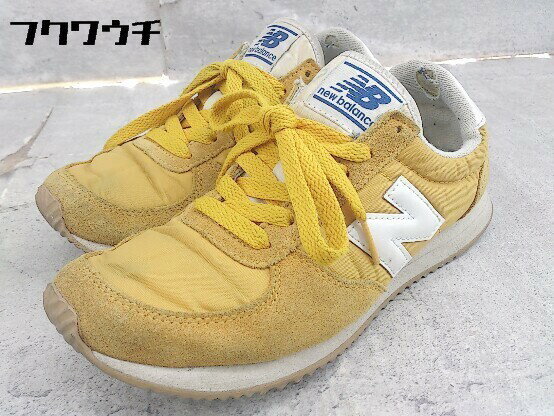 ◇ NEW BALANCE ニューバランス U220YL スニーカー シューズ 22.5cm イエロー系 レディース 【中古】