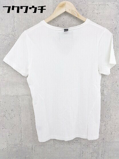 ◇ wjk ダブルジェイケイ 半袖 Vネック Tシャツ カットソー サイズS ホワイト メンズ 【中古】