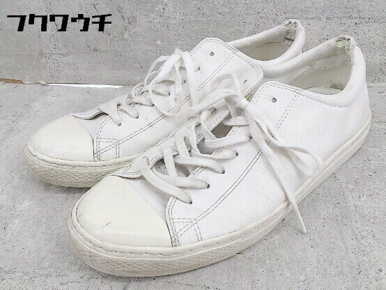 ◇ CONVERSE コンバース ALL STAR COUPE LEATHER OX 31300290 スニーカー シューズ サイズ27.5cm ホワイト メンズ 【中古】