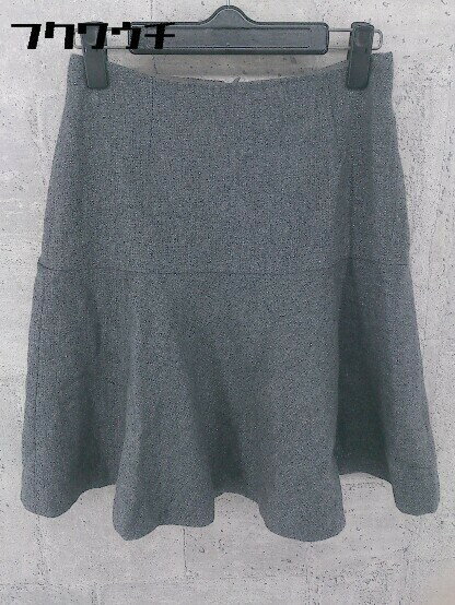 ◇ ●新品● ◎ NATURAL BEAUTY BASIC タグ付 ミニ フレア スカート サイズXS グレー レディース 【中古】