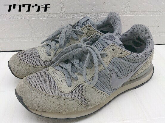 ◇ NIKE ナイキ 828407-004 INTERNATIONALIST インターナショナリスト スニーカー シューズ サイズ24.5 グレー レディース 【中古】