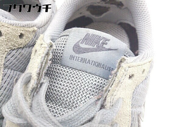 ◇ NIKE ナイキ 828407-004 INTERNATIONALIST インターナショナリスト スニーカー シューズ サイズ24.5 グレー レディース 【中古】