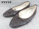 ◇ Odette e Odile オデット エ オディール UNITED ARROWS フラット シューズ パンプス サイズ24 ブラウン レディース 【中古】