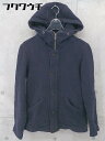 ◇ BEAUTY & YOUTH UNITED ARROWS 裏起毛 ダブルジップ 長袖 ジップアップ パーカー サイズM ネイビー メンズ 【中古】