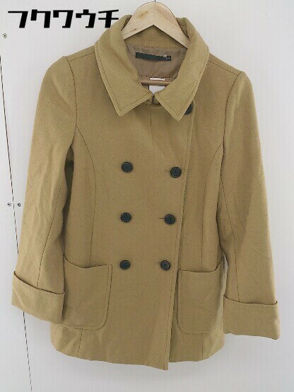 ■ LHP エルエイチピー ウール コート サイズF ブラウン レディース 【中古】