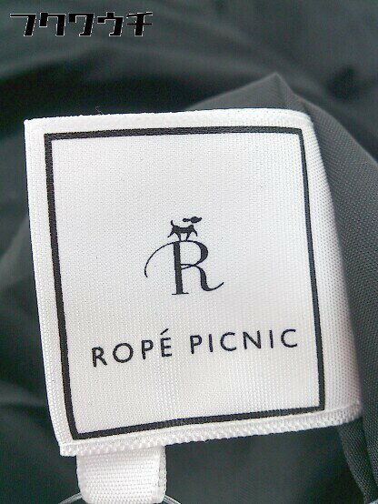 ◇ ROPE PICNIC ロペピクニック 長袖 ロング ワンピース サイズ38 ブラック レディース 【中古】