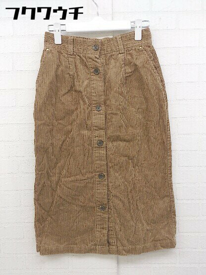 ◇ Te chichi TERRASSE テチチ テラス 膝下丈 タイト ナロー スカート サイズF ブラウン系 レディース 【中古】