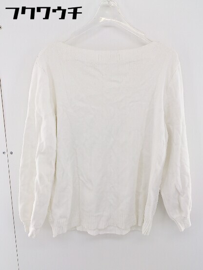◇ COLLAGE GALLARDAGALANTE コラージュ レース 切替 ニット セーター サイズF ホワイト系 レディース 【中古】