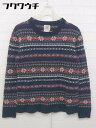 ◇ BEAUTY & YOUTH UNITED ARROWS ウール 長袖 ニット セーター サイズS ネイビー系 レディース 【中古】