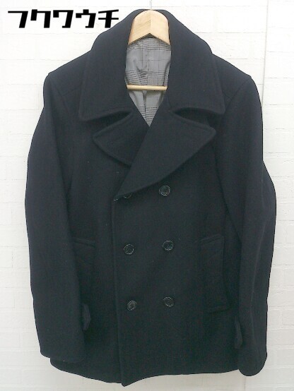 ■ Rhythm of Life UNITED ARROWS ユナイテッドアローズ ウール混 長袖 ジャケット サイズM ブラック レディース 【中古】