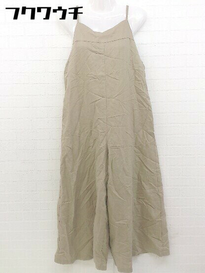 ◇ Sonny Label サニーレーベル URBAN RESEARCH キャミソール リネン混 オールインワン サイズF ベージュ レディース 【中古】