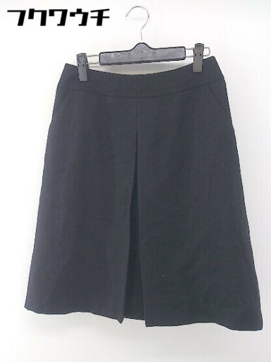 ◇ MICHEL KLEIN ミッシェルクラン 膝丈 フレア スカート サイズ40 ブラック レディース 【中古】 ◇ MICHEL KLEIN ミッシェルクラン 膝丈 フレア スカート サイズ40 ブラック レディース 【中古】