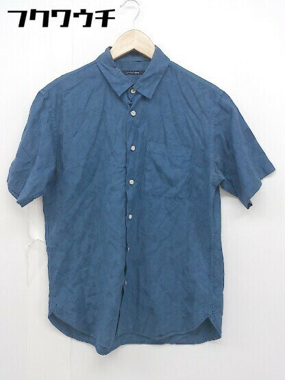 ◇ URBAN RESEARCH DOORS アーバン リサーチ ドアーズ 総柄 半袖 シャツ サイズ38 ブルー系 メンズ 【中古】