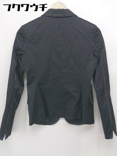 ◇ CCM シーシーエム シングル 1B 長袖 テーラードジャケット サイズM ネイビー ホワイト レディース 【中古】