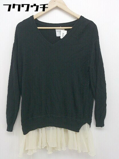 ◇ Ray BEAMS レイ ビームス 長袖 カットソー ブラック ホワイト レディース 【中古】(4)