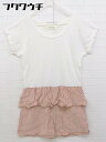 ◇ Jewel Changes ジュエルチェンジズ 半袖 ミニ ワンピース ホワイト ピンク レディース 【中古】(4)