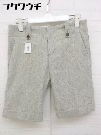 ◇ ◎ MACPHEE TOMORROWLAND トゥモローランド ロールアップ ウール ショート パンツ サイズ36 グレー レディース 【中古】 ◇ ◎ MACPHEE TOMORROWLAND トゥモローランド ロールアップ ウール ショート パンツ サイズ36 グレー レディース 【中古】