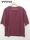 ◇ SENSE OF PLACE by URBAN RESEARCH センス オブ プレイス 半袖 Tシャツ サイズM パープル系 レディース 【中古】