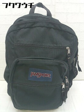 ■ JANSPORT ジャンスポーツ ロゴ バックパック リュック ブラック レディース 【中古】