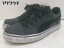 ◇ PUMA プーマ 366142-11 COURT POINT VULC V2 SL SD BG スニーカー シューズ サイズ22.5 ブラック レディース ...