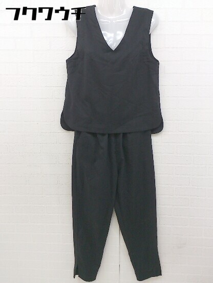 ◇ AZUL ENCANTO アズールエンカント ノースリーブ オールインワン コンビネゾン サイズS ブラック レディース 【中古】