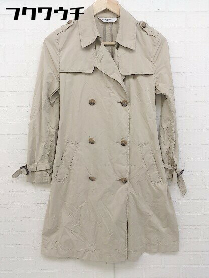 ◇ ◎ NATURAL BEAUTY BASIC ナチュラルビューティーベーシック ベルト付き 長袖 コート サイズS グレー レディース 【中古】