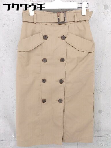 ◇ ◎ NATURAL BEAUTY BASIC ベルト付き 膝下丈 タイト スカート サイズS ブラウン レディース 【中古】 ◇ ◎ NATURAL BEAUTY BASIC ベルト付き 膝下丈 タイト スカート サイズS ブラウン レディース 【中古】