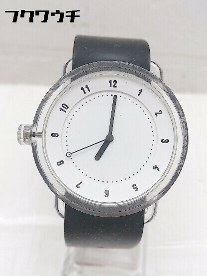 ◇ TIDwatches ティッドウォッチズ クォーツ式 3針 アナログ 動作未確認 腕時計 ウォッチ ブラック メンズ 【中古】