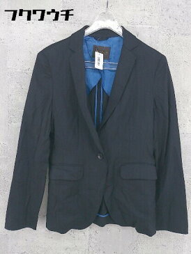 ◇ TOMORROWLAND collection トゥモローランドコレクション シングル 1B 長袖 ジャケット サイズ36 ブラック レディース 【中古】