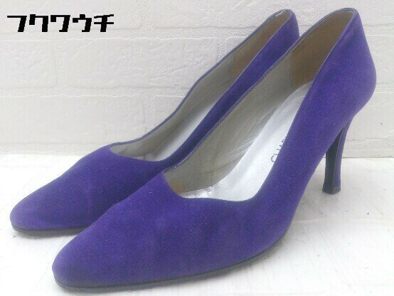 ◇ CHARLES JOURDAN シャルル ジョルダン ヒール シューズ パンプス サイズ7 パープル レディース 【中古】のサムネイル
