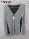 ◇ sharon wauchob シャロンワコブ 長袖 カーディガン サイズS グレー レディース 【中古】