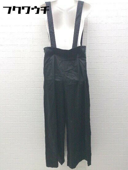 ◇ URBAN RESEARCH アーバンリサーチ サイドジップ オーバーオール サイズ38 ブラック レディース 【中古】