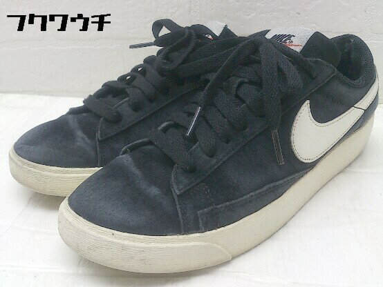 ◇ NIKE ナイキ AV9373-001 BLAZER LOW SD スニーカー シューズ サイズ23 ブラック ホワイト レディース 【中古】