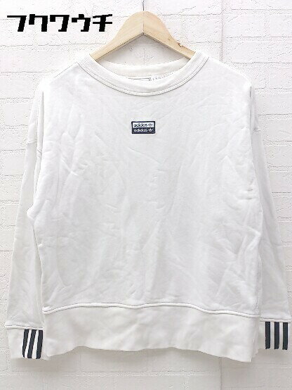 ◇ adidas アディダス 長袖 トレーナー サイズM ホワイト メンズ 【中古】