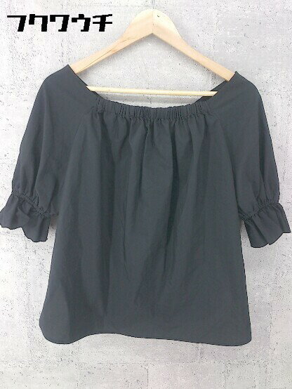 ◇ ◎ AZUL by moussy アズール バイ マウジー 半袖 カットソー サイズS ブラック レディース 【中古】のサムネイル