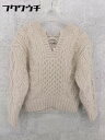 ◇ TORRAZZO DONNA トラッゾドンナ 長袖 ニット セーター ベージュ レディース 【中古】