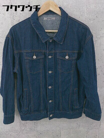 ◇ NICE CLAUP ナイスクラップ 長袖 Gジャン デニム ジャケット サイズF インディゴ レディース 【中古】